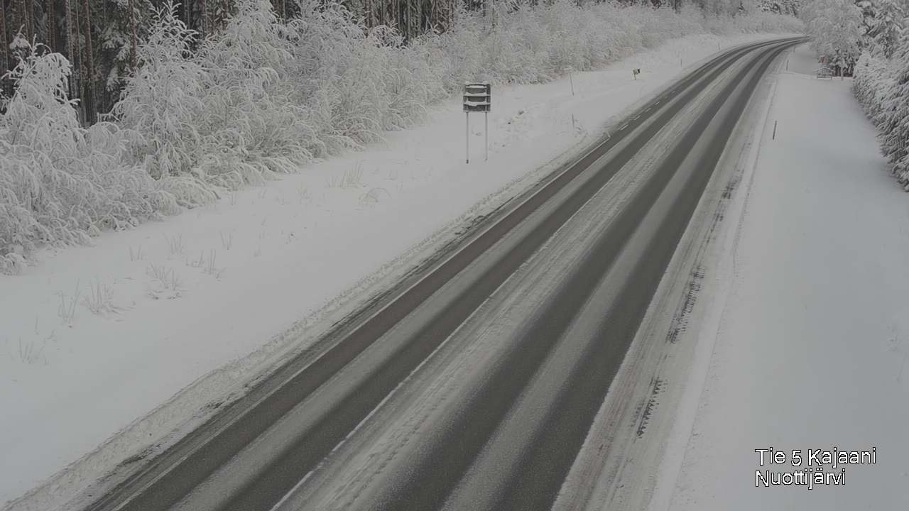 Weather Camera Image Road 5 Kajaani, Nuottijärvi, Kajaani, Kainuu