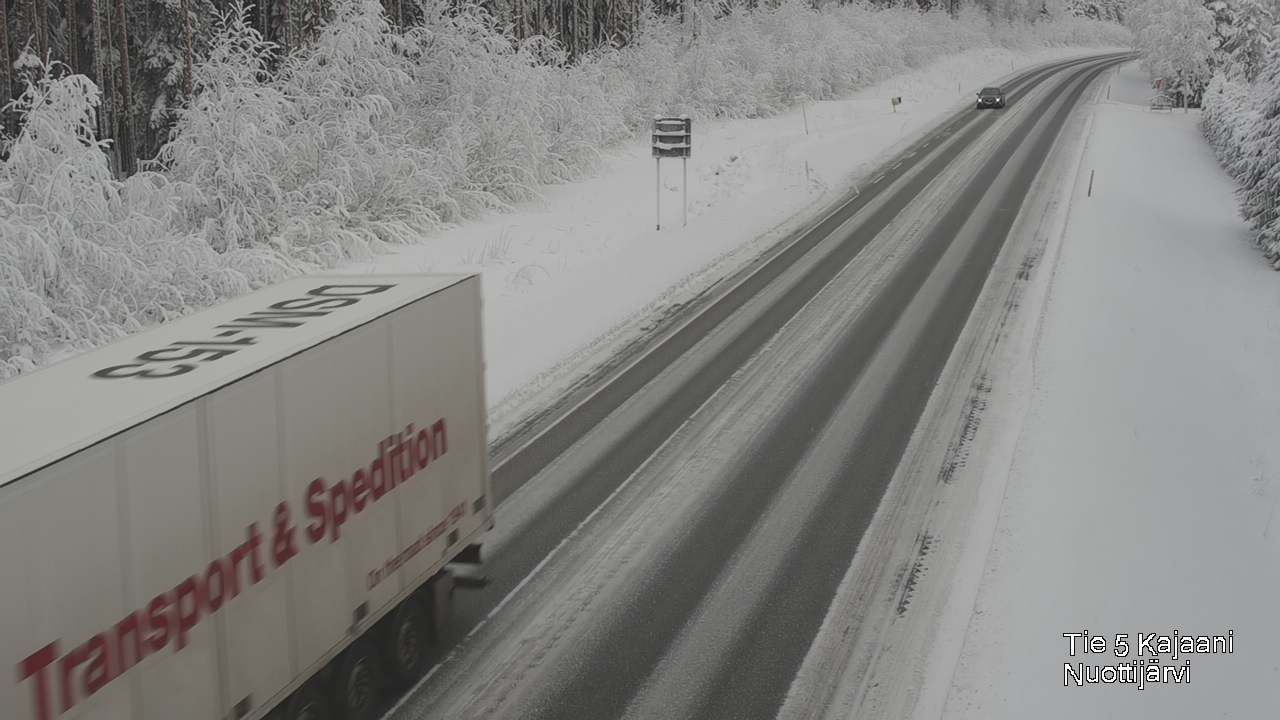 Weather Camera Image Road 5 Kajaani, Nuottijärvi, Kajaani, Kainuu