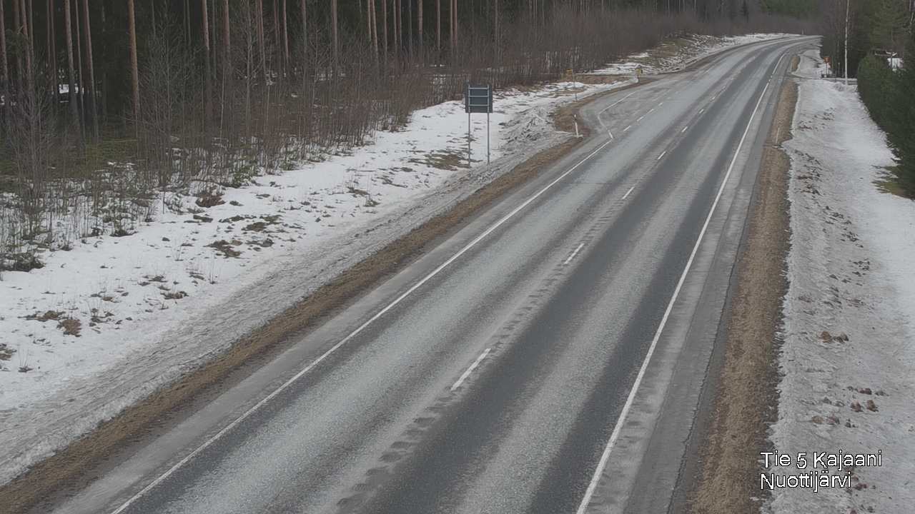 Kelikamerat Kuva Tie 5 Kajaani, Nuottijärvi, Kajaani, Kainuu