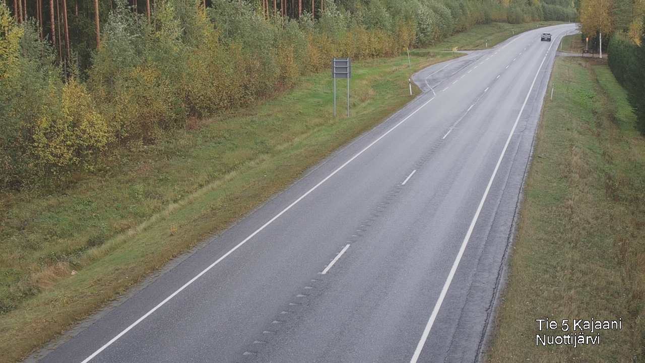 Kelikamerat Kuva Tie 5 Kajaani, Nuottijärvi, Kajaani, Kainuu