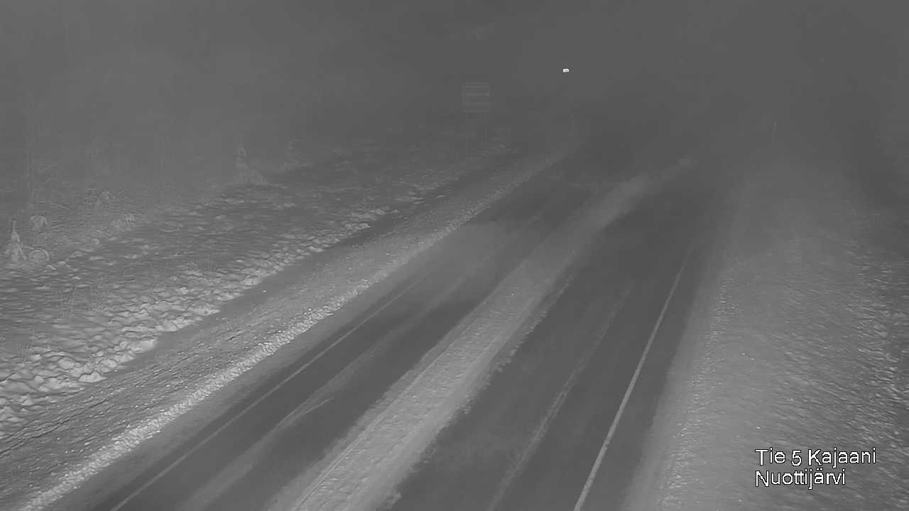 Weather Camera Image Väg 5 Kajaani, Nuottijärvi, Kajaani, Kainuu