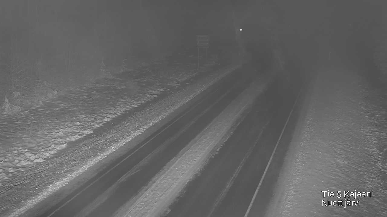 Weather Camera Image Väg 5 Kajaani, Nuottijärvi, Kajaani, Kainuu