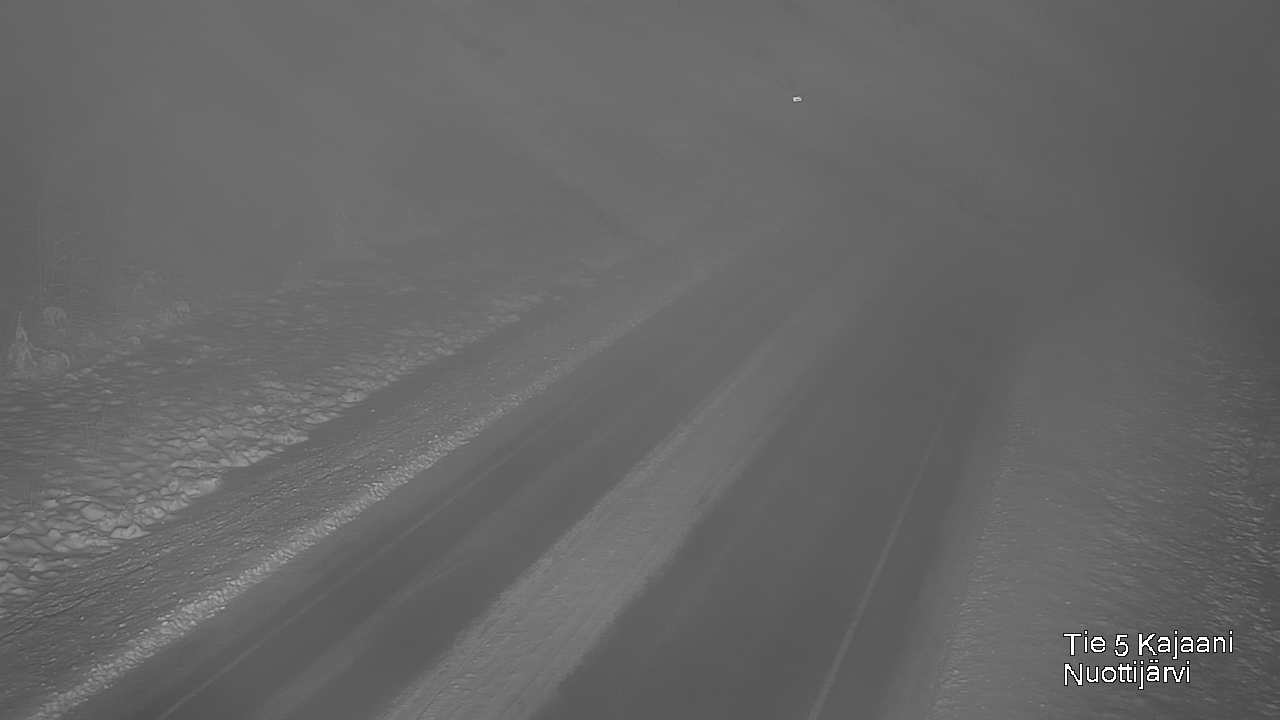 Weather Camera Image Väg 5 Kajaani, Nuottijärvi, Kajaani, Kainuu
