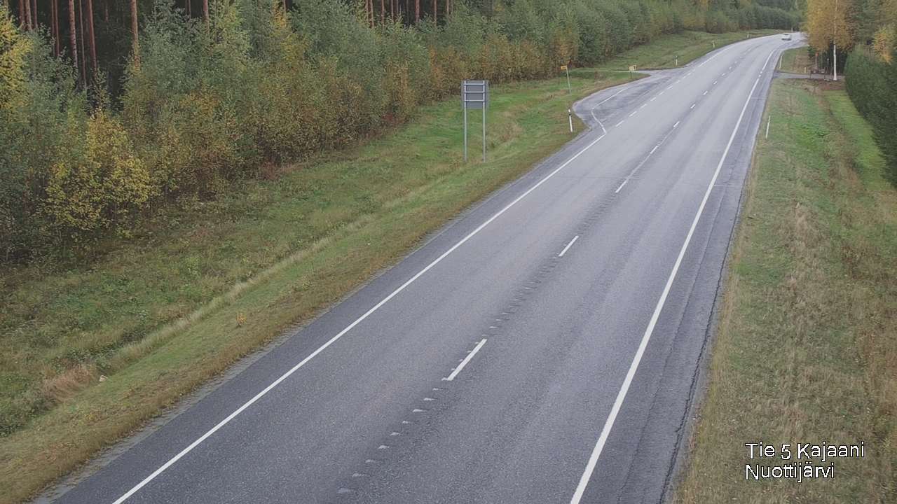 Kelikamerat Kuva Tie 5 Kajaani, Nuottijärvi, Kajaani, Kainuu