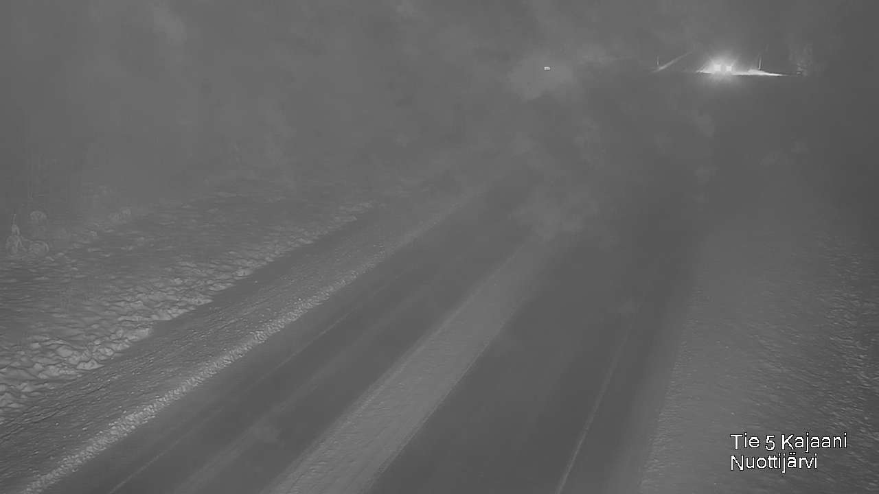 Weather Camera Image Väg 5 Kajaani, Nuottijärvi, Kajaani, Kainuu