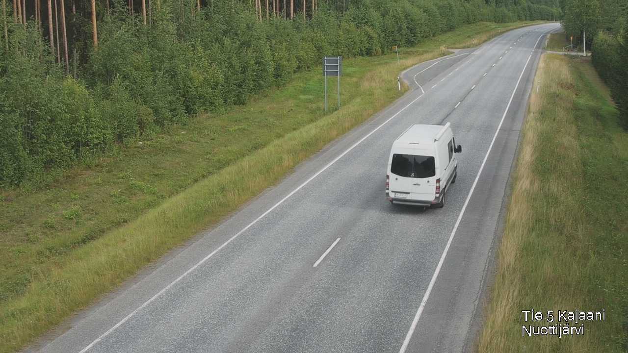 Weather Camera Image Road 5 Kajaani, Nuottijärvi, Kajaani, Kainuu