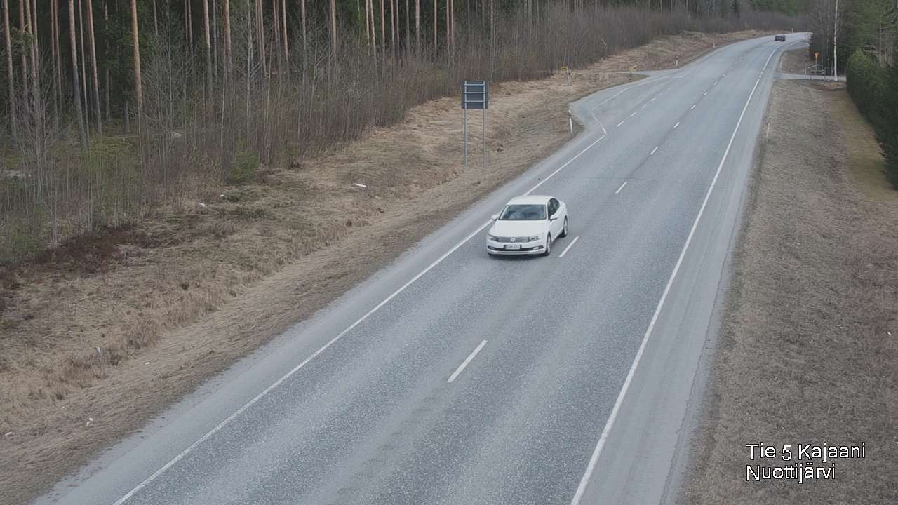Weather Camera Image Road 5 Kajaani, Nuottijärvi, Kajaani, Kainuu