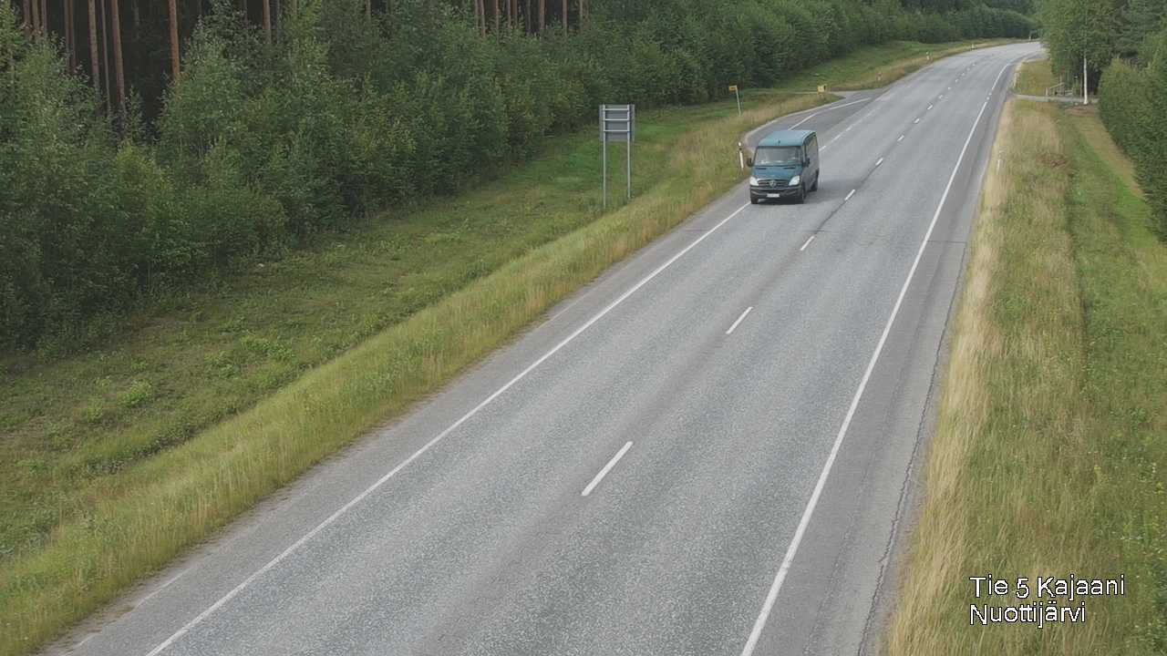 Weather Camera Image Road 5 Kajaani, Nuottijärvi, Kajaani, Kainuu