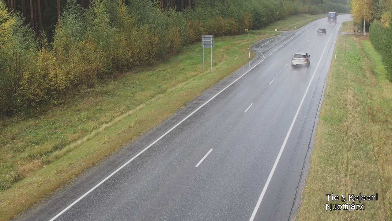 Kelikamerat Kuva Tie 5 Kajaani, Nuottijärvi, Kajaani, Kainuu