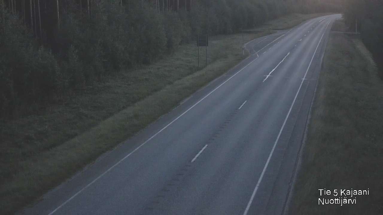 Kelikamerat Kuva Tie 5 Kajaani, Nuottijärvi, Kajaani, Kainuu
