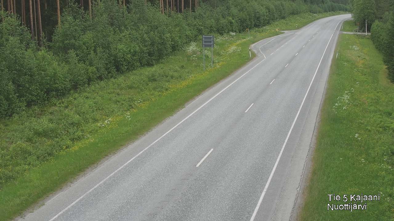 Kelikamerat Kuva Tie 5 Kajaani, Nuottijärvi, Kajaani, Kainuu