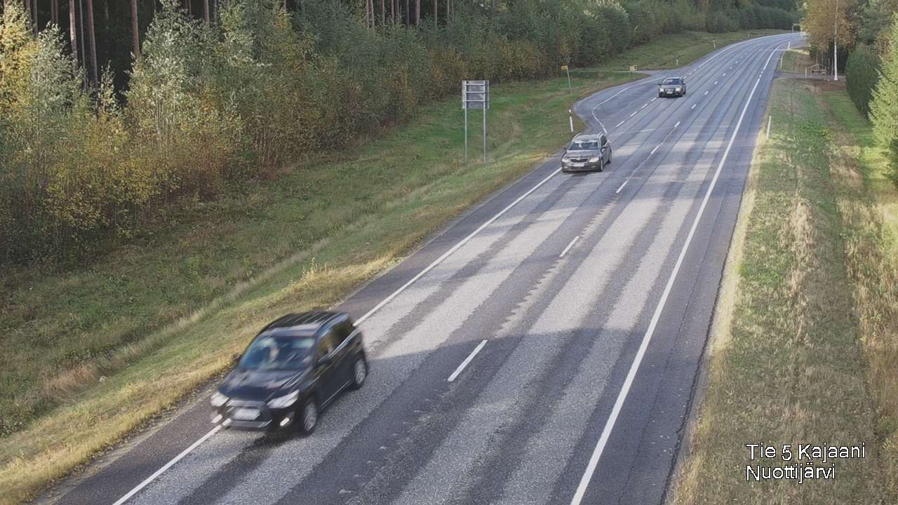 Weather Camera Image Väg 5 Kajaani, Nuottijärvi, Kajaani, Kainuu