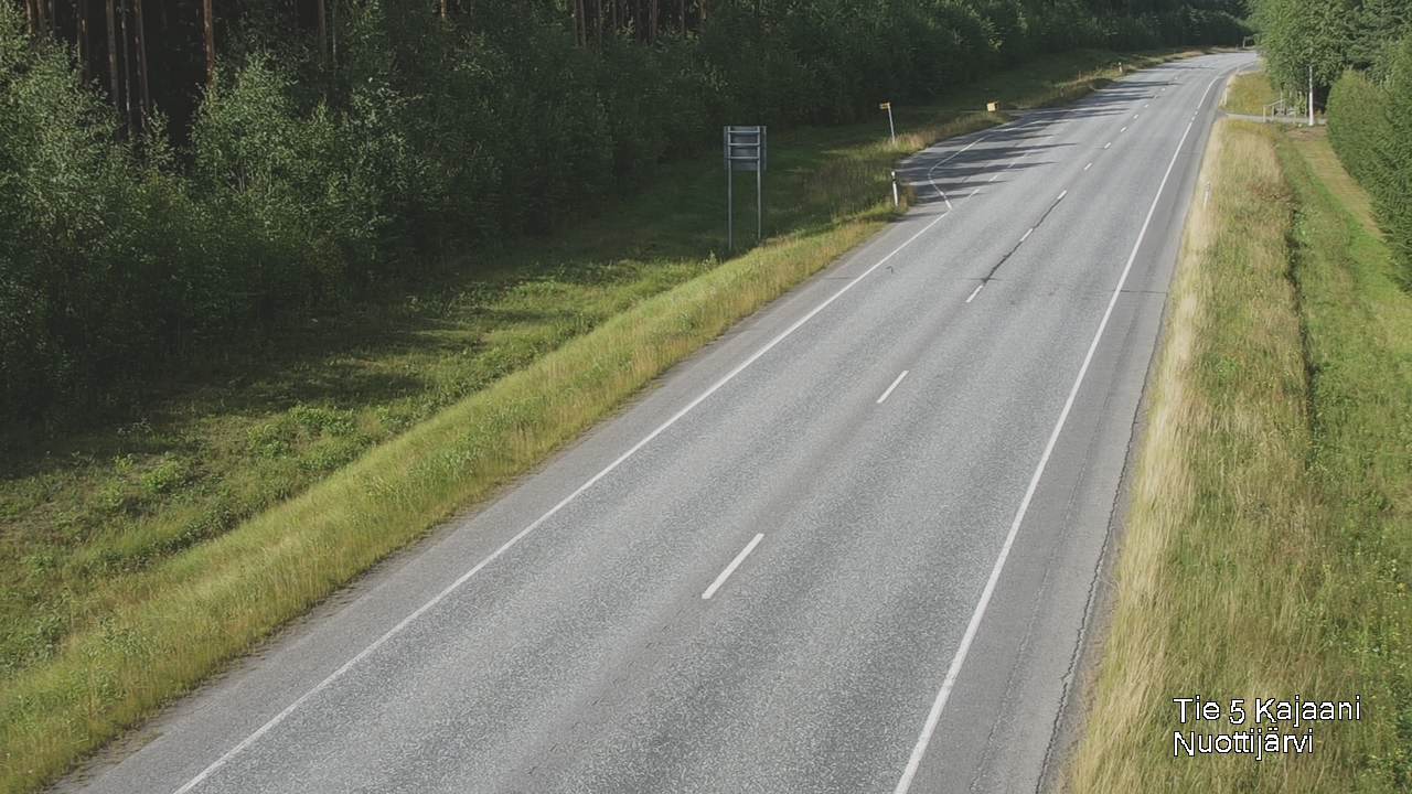 Kelikamerat Kuva Tie 5 Kajaani, Nuottijärvi, Kajaani, Kainuu