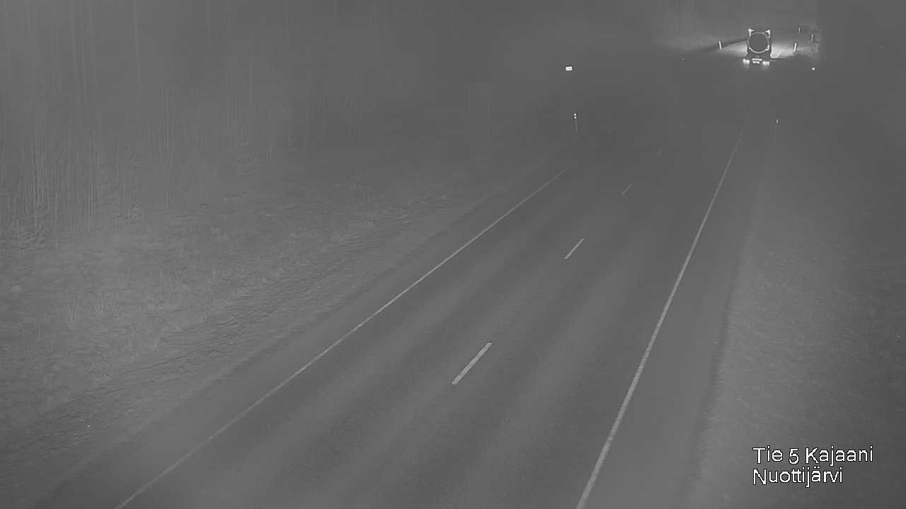 Weather Camera Image Road 5 Kajaani, Nuottijärvi, Kajaani, Kainuu