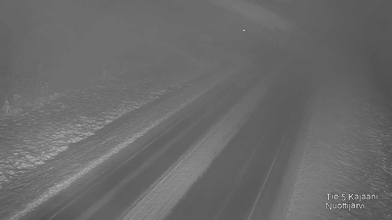 Weather Camera Image Väg 5 Kajaani, Nuottijärvi, Kajaani, Kainuu