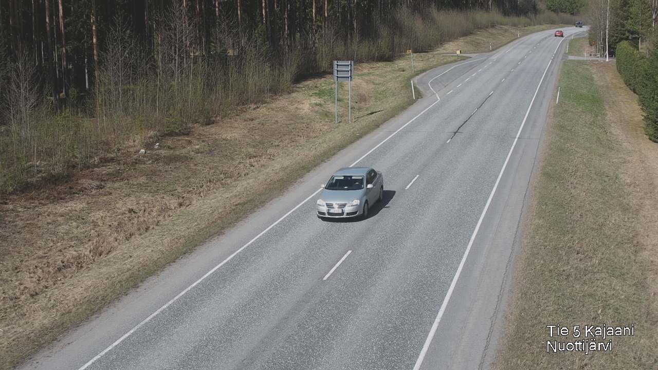 Weather Camera Image Väg 5 Kajaani, Nuottijärvi, Kajaani, Kainuu