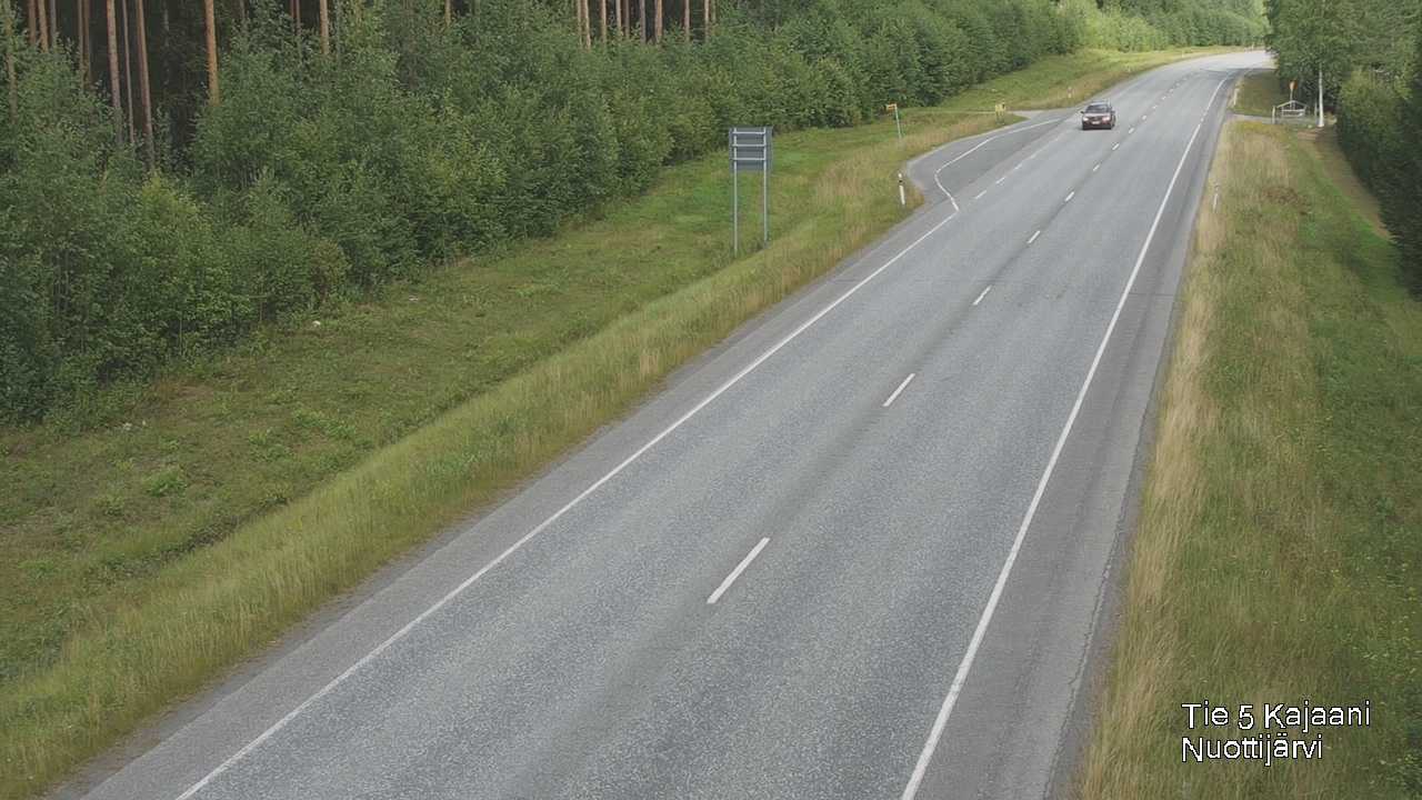 Kelikamerat Kuva Tie 5 Kajaani, Nuottijärvi, Kajaani, Kainuu