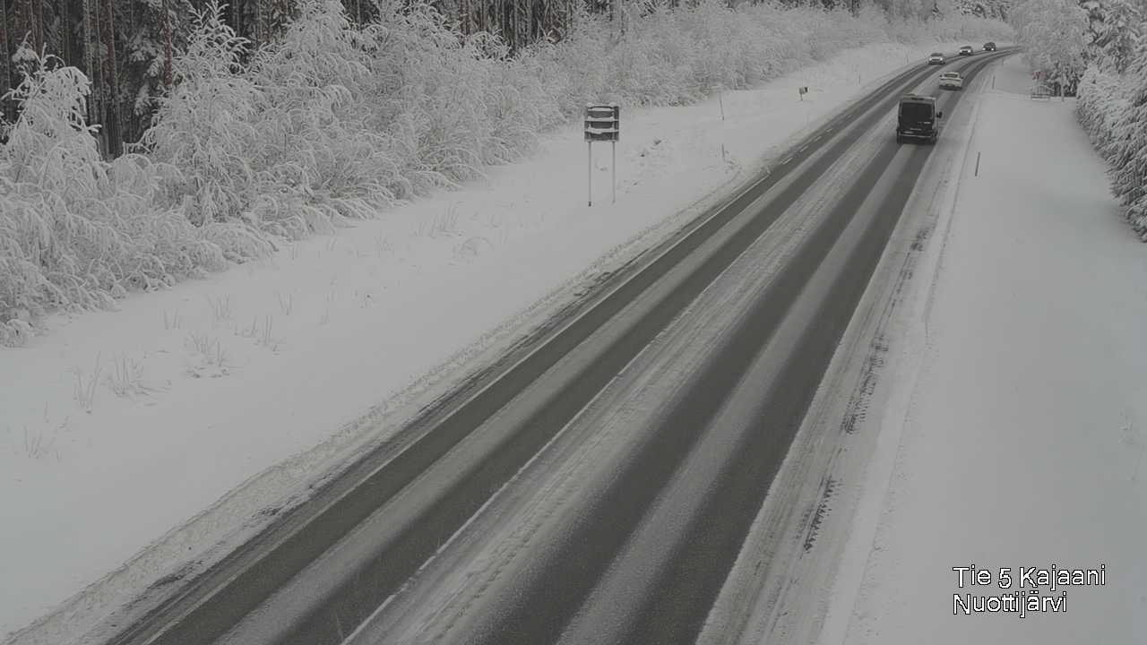 Weather Camera Image Road 5 Kajaani, Nuottijärvi, Kajaani, Kainuu