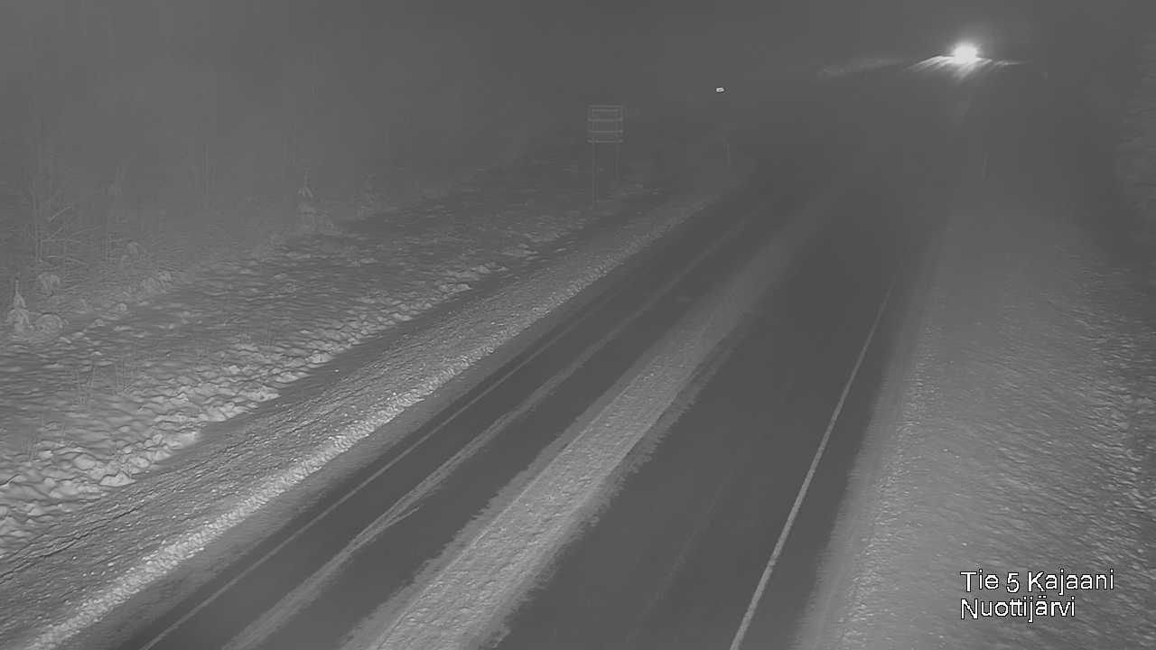 Weather Camera Image Väg 5 Kajaani, Nuottijärvi, Kajaani, Kainuu