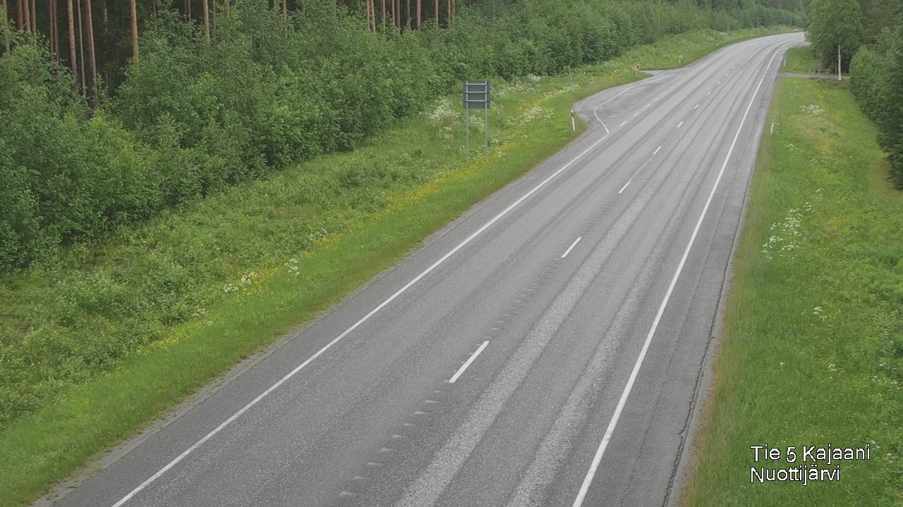 Kelikamerat Kuva Tie 5 Kajaani, Nuottijärvi, Kajaani, Kainuu