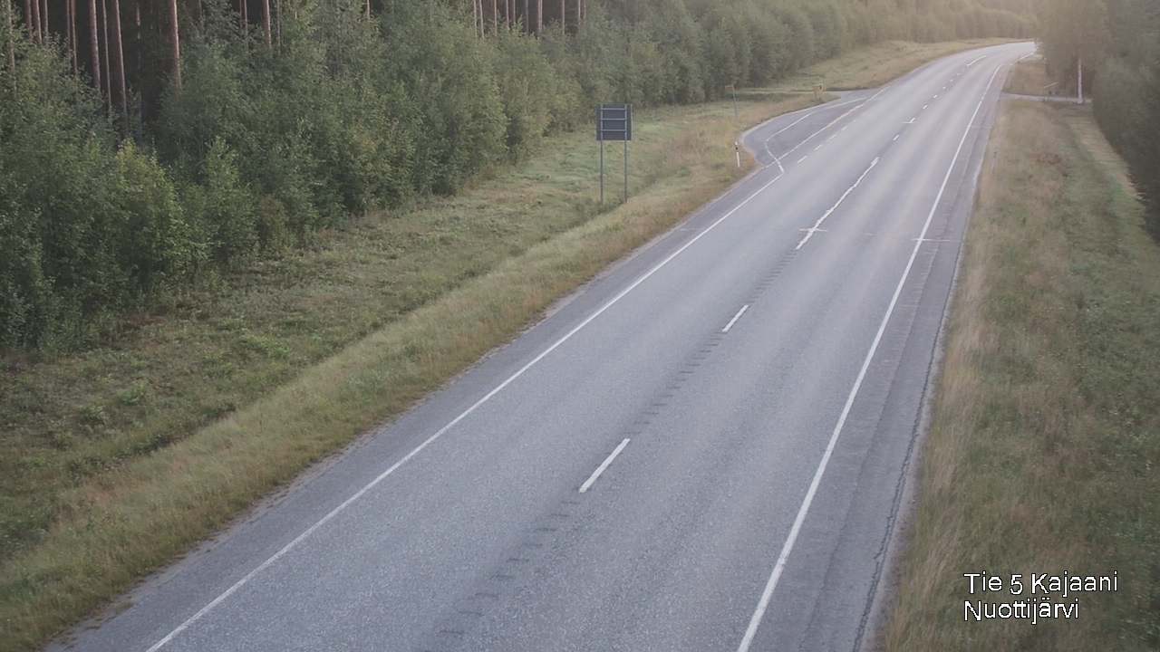 Kelikamerat Kuva Tie 5 Kajaani, Nuottijärvi, Kajaani, Kainuu
