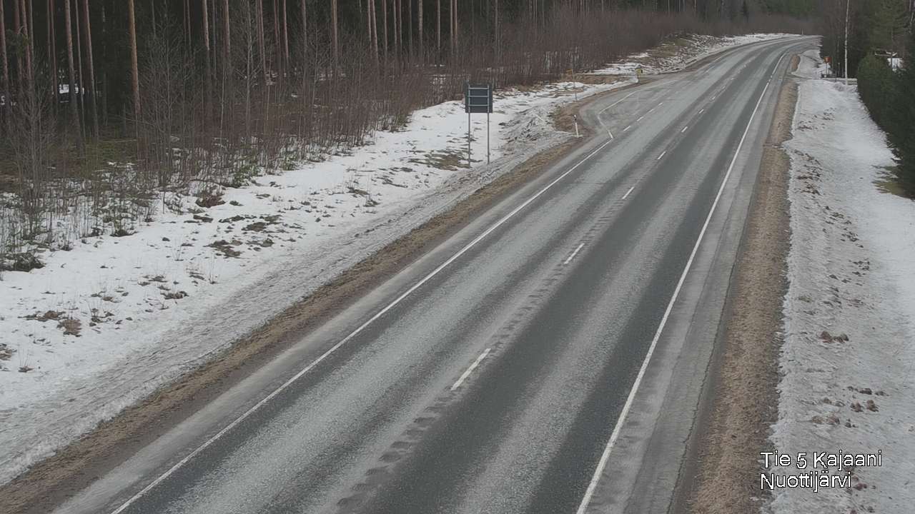 Kelikamerat Kuva Tie 5 Kajaani, Nuottijärvi, Kajaani, Kainuu