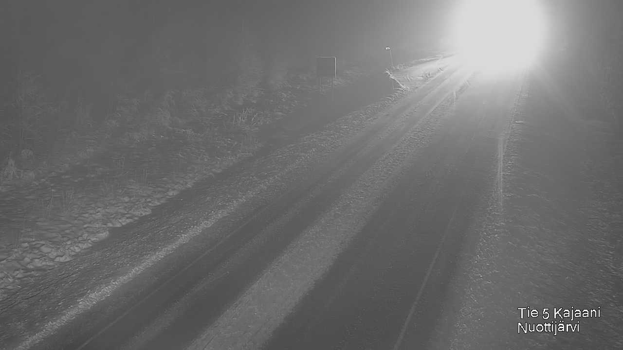 Weather Camera Image Väg 5 Kajaani, Nuottijärvi, Kajaani, Kainuu