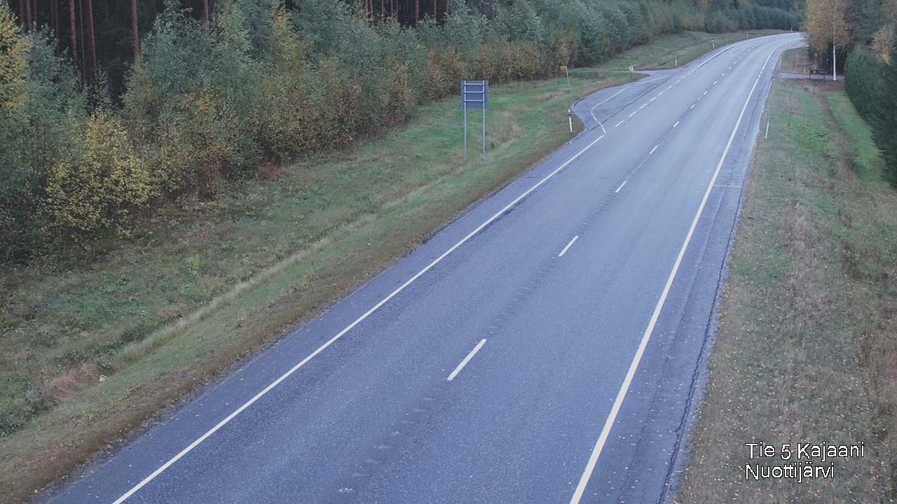 Kelikamerat Kuva Tie 5 Kajaani, Nuottijärvi, Kajaani, Kainuu