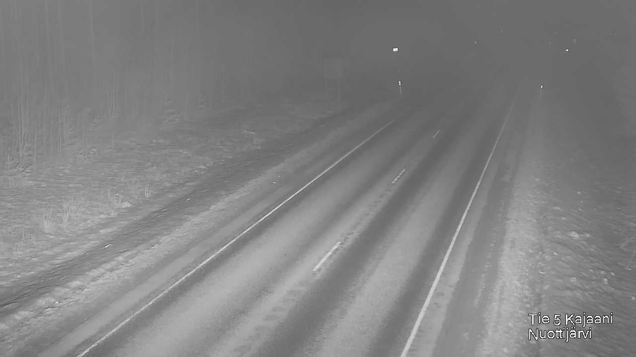 Weather Camera Image Väg 5 Kajaani, Nuottijärvi, Kajaani, Kainuu