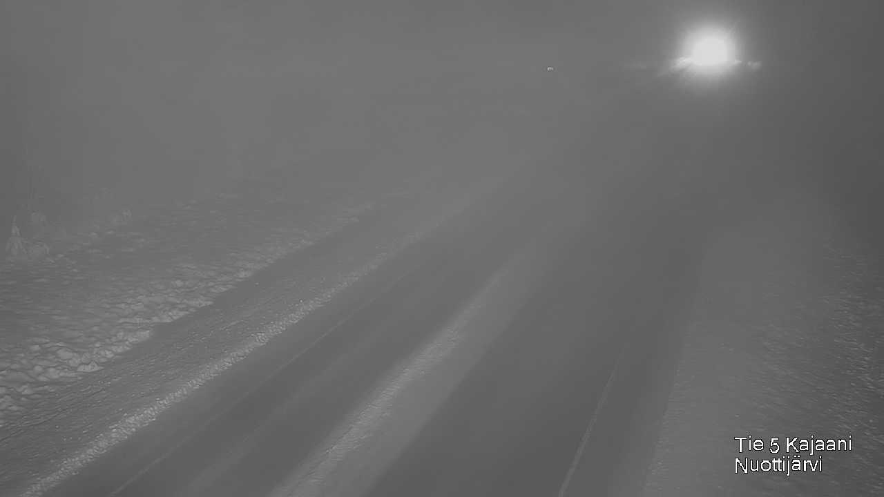 Weather Camera Image Väg 5 Kajaani, Nuottijärvi, Kajaani, Kainuu