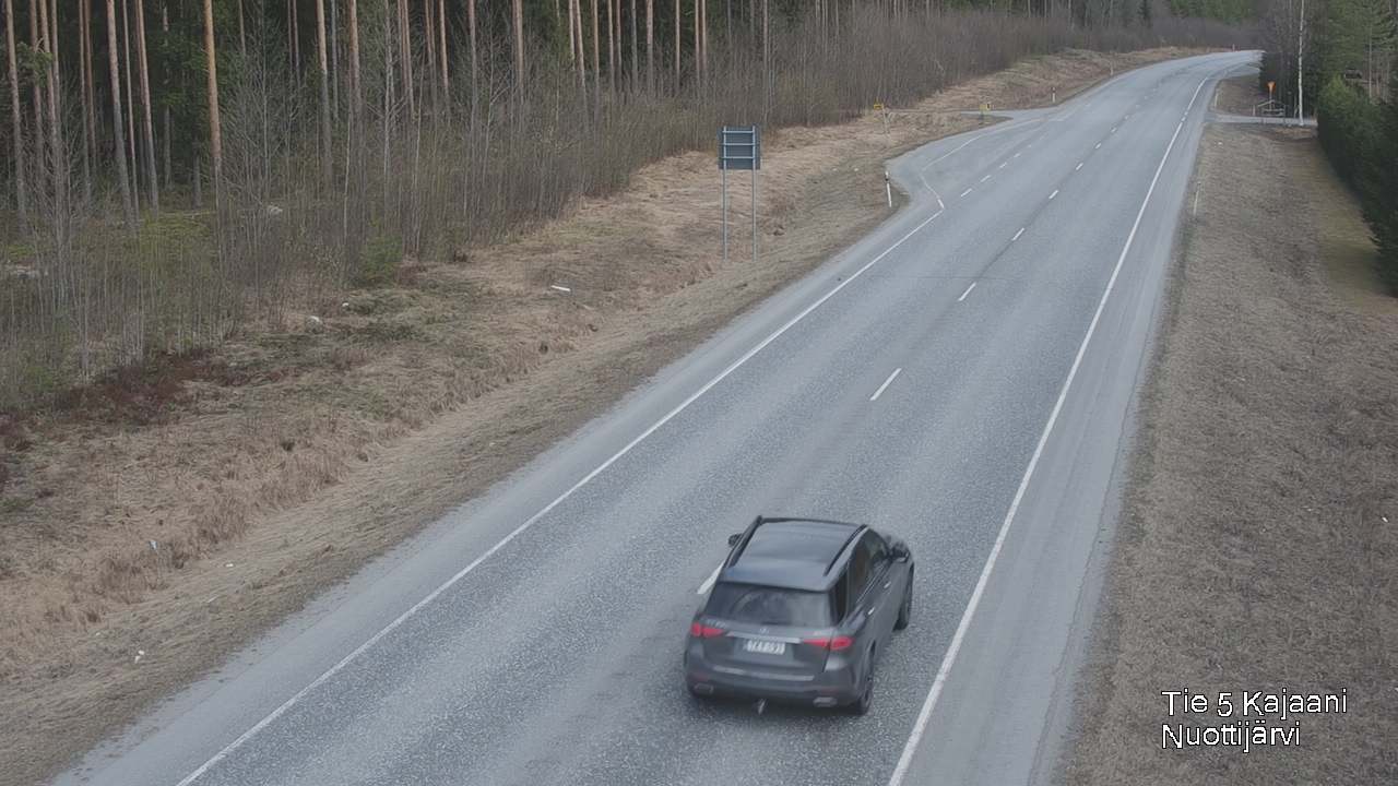 Weather Camera Image Road 5 Kajaani, Nuottijärvi, Kajaani, Kainuu