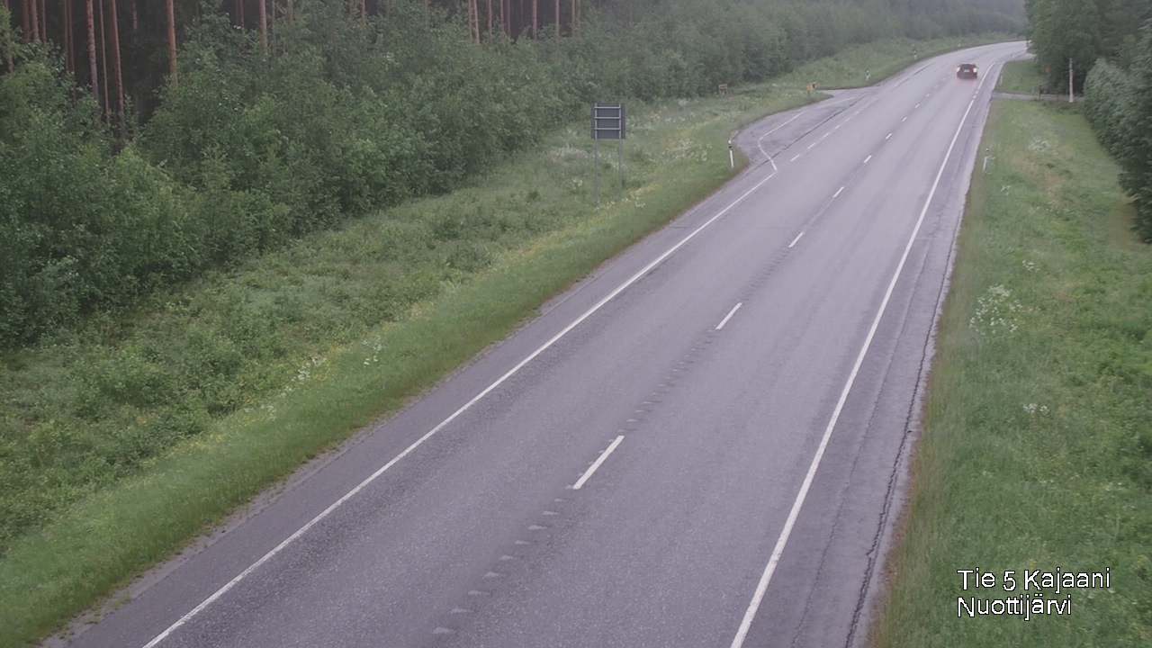 Kelikamerat Kuva Tie 5 Kajaani, Nuottijärvi, Kajaani, Kainuu