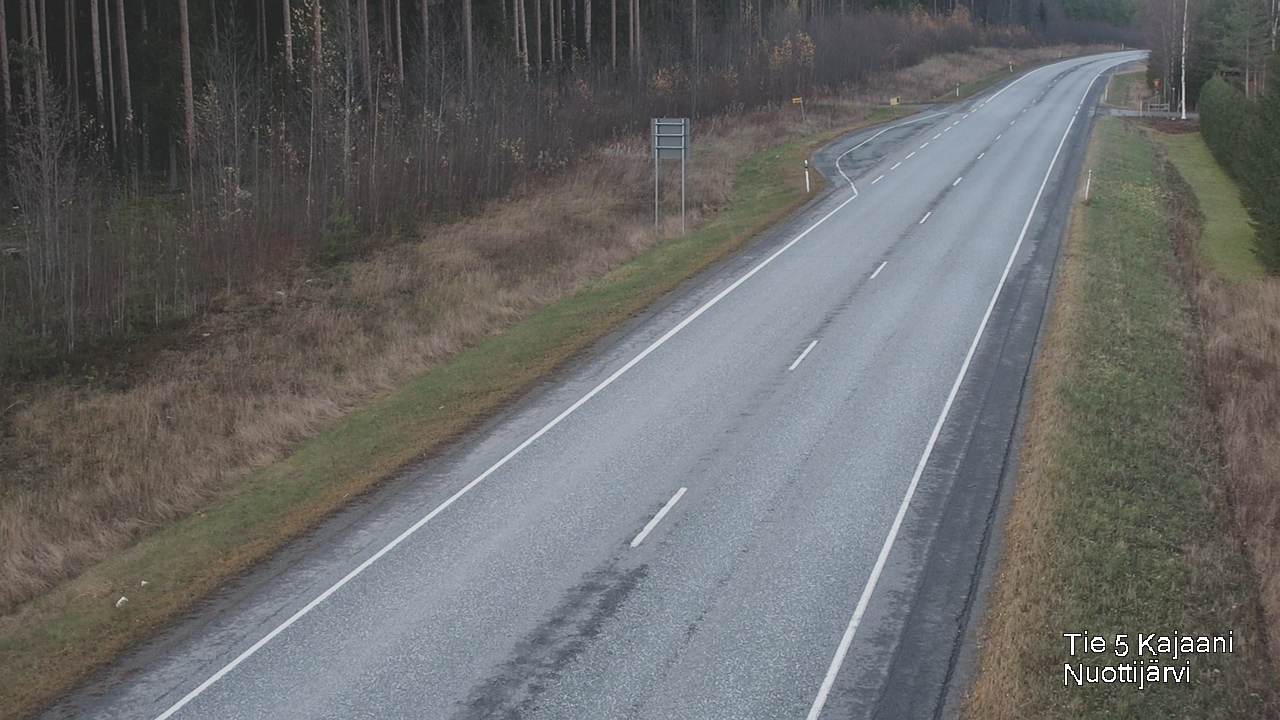 Kelikamerat Kuva Tie 5 Kajaani, Nuottijärvi, Kajaani, Kainuu