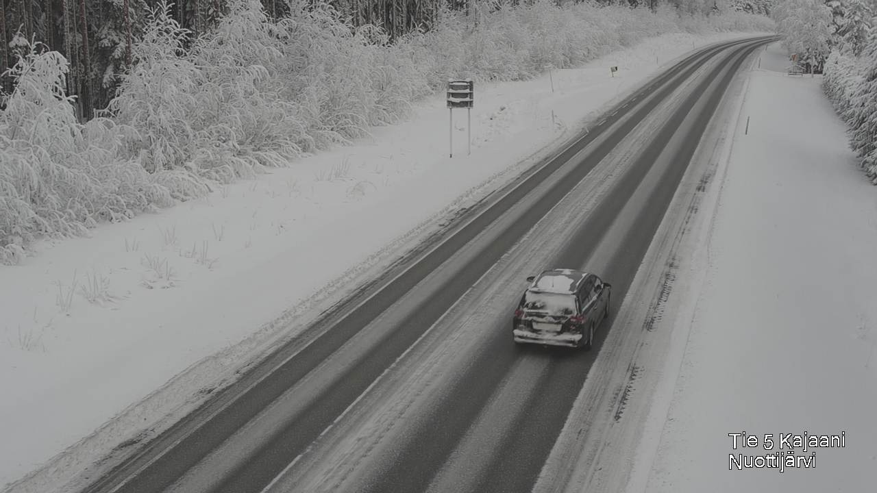 Weather Camera Image Road 5 Kajaani, Nuottijärvi, Kajaani, Kainuu