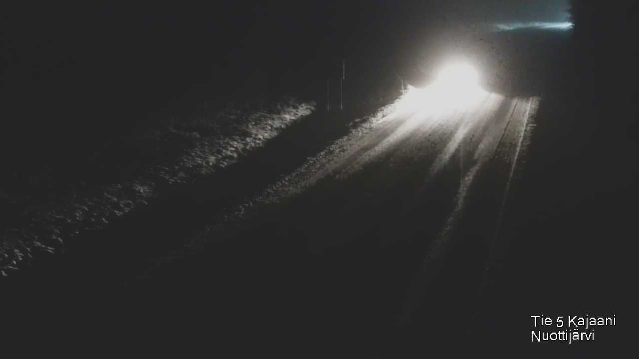 Weather Camera Image Väg 5 Kajaani, Nuottijärvi, Kajaani, Kainuu