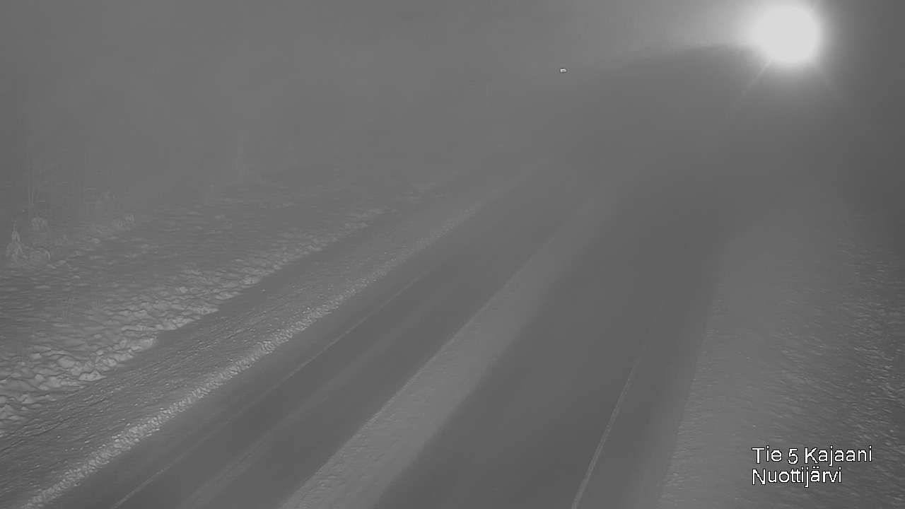 Weather Camera Image Väg 5 Kajaani, Nuottijärvi, Kajaani, Kainuu
