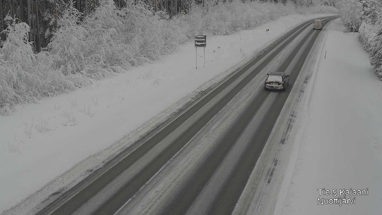 Weather Camera Image Väg 5 Kajaani, Nuottijärvi, Kajaani, Kainuu