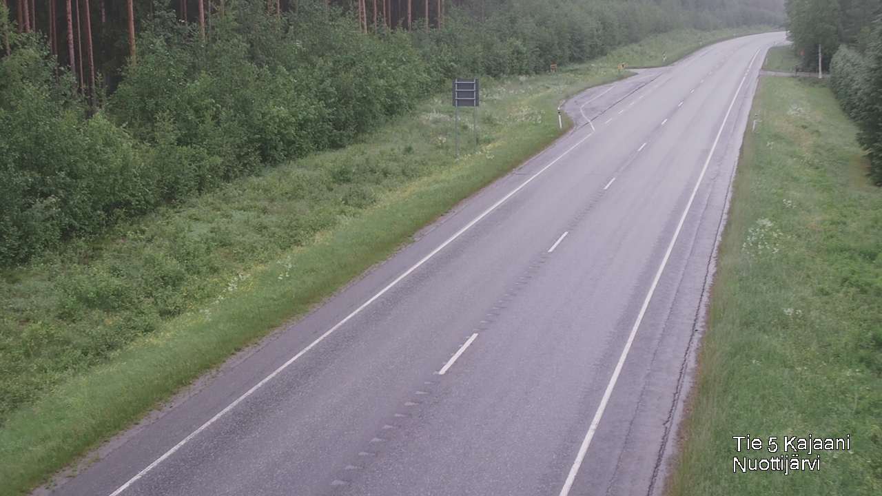 Kelikamerat Kuva Tie 5 Kajaani, Nuottijärvi, Kajaani, Kainuu