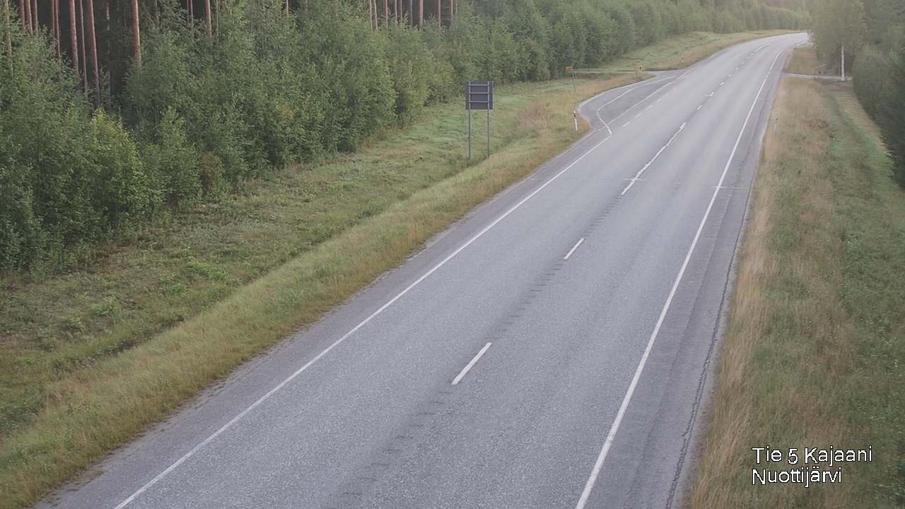 Kelikamerat Kuva Tie 5 Kajaani, Nuottijärvi, Kajaani, Kainuu