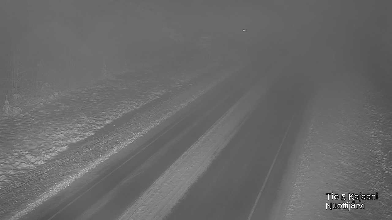 Weather Camera Image Väg 5 Kajaani, Nuottijärvi, Kajaani, Kainuu