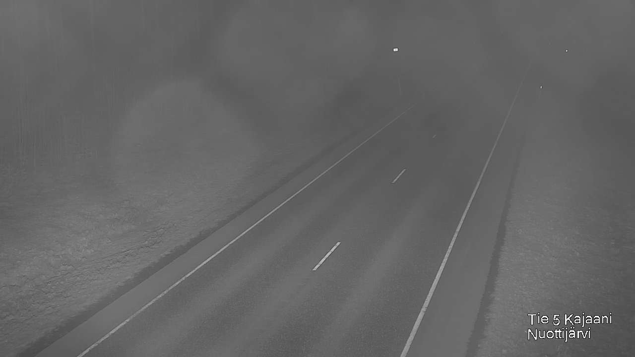 Weather Camera Image Väg 5 Kajaani, Nuottijärvi, Kajaani, Kainuu