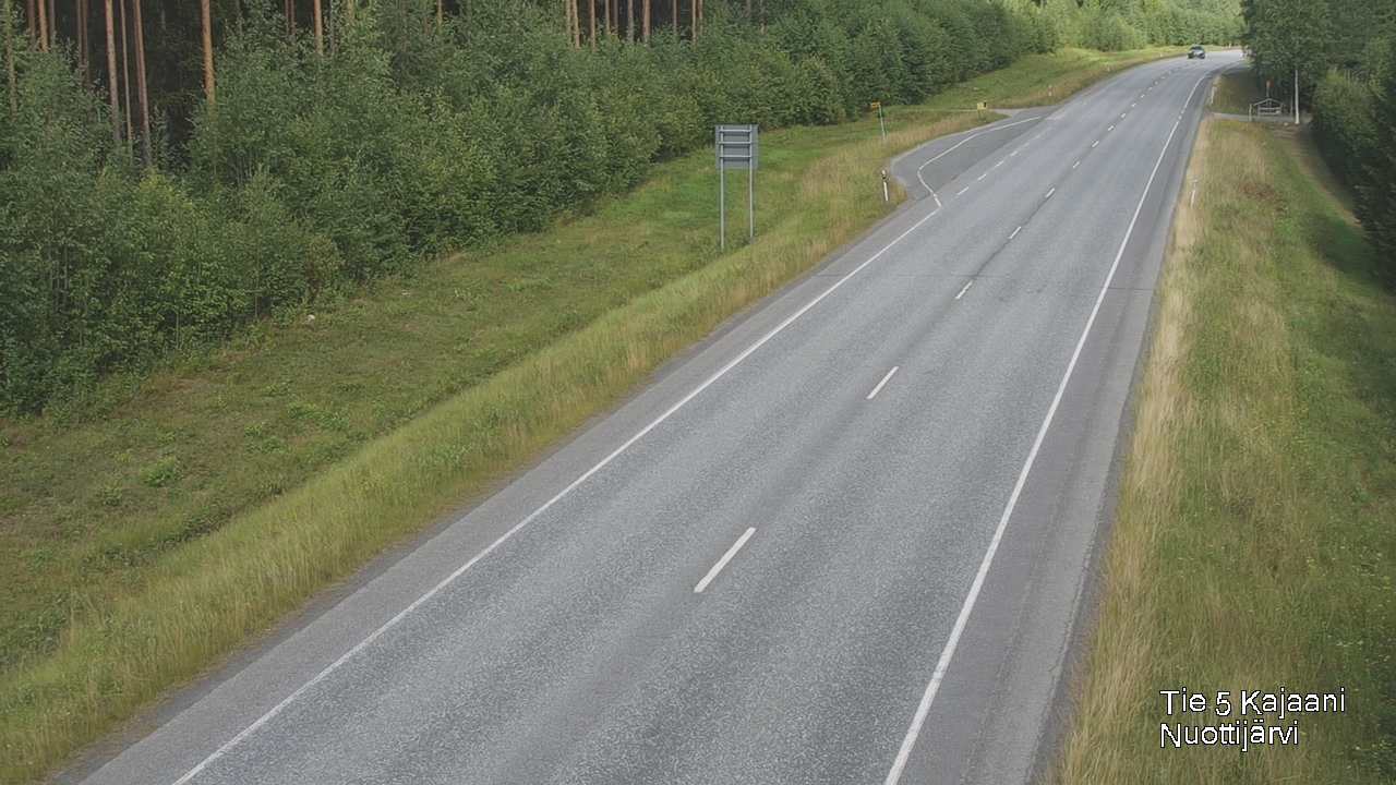 Kelikamerat Kuva Tie 5 Kajaani, Nuottijärvi, Kajaani, Kainuu