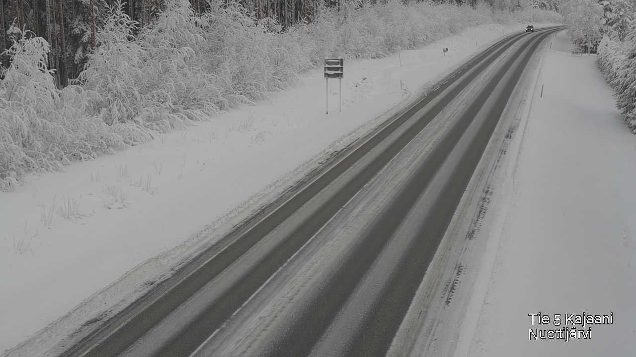 Weather Camera Image Road 5 Kajaani, Nuottijärvi, Kajaani, Kainuu