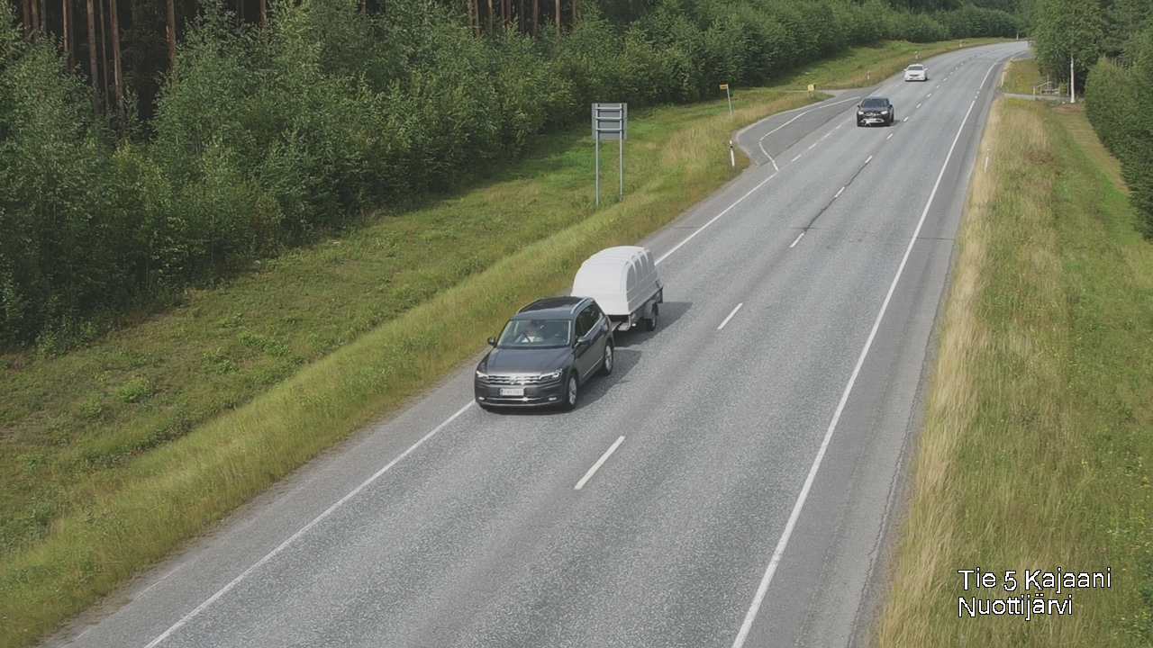 Weather Camera Image Road 5 Kajaani, Nuottijärvi, Kajaani, Kainuu
