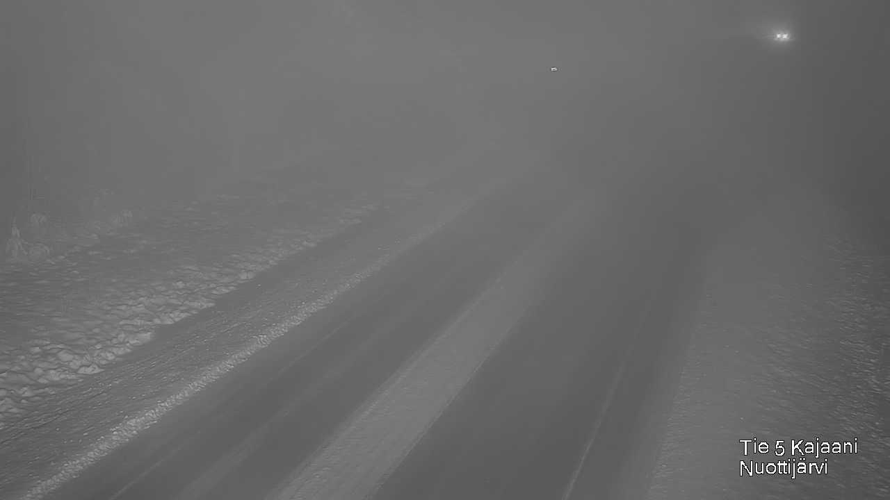 Weather Camera Image Väg 5 Kajaani, Nuottijärvi, Kajaani, Kainuu