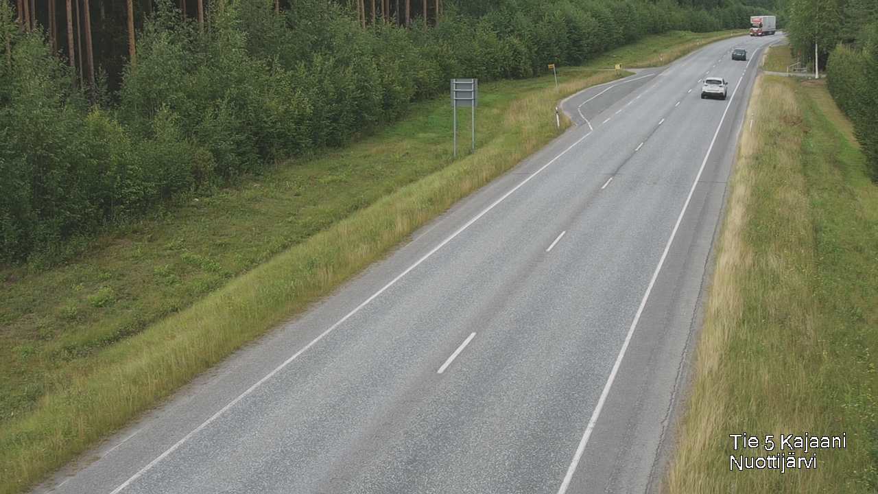 Weather Camera Image Road 5 Kajaani, Nuottijärvi, Kajaani, Kainuu
