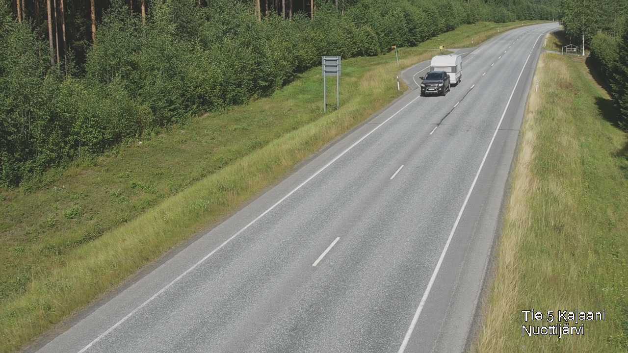 Kelikamerat Kuva Tie 5 Kajaani, Nuottijärvi, Kajaani, Kainuu
