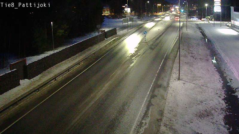 Weather Camera Image Väg 8 Raahe, Pattijoki, Raahe, Pohjois-Pohjanmaa