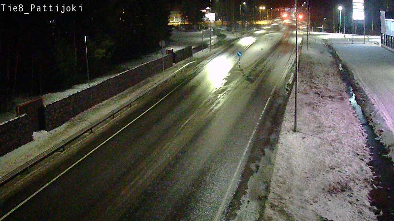Weather Camera Image Väg 8 Raahe, Pattijoki, Raahe, Pohjois-Pohjanmaa