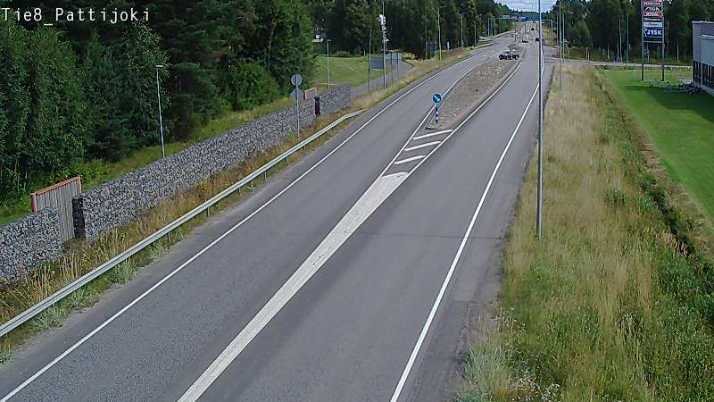 Weather Camera Image Väg 8 Raahe, Pattijoki, Raahe, Pohjois-Pohjanmaa